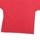 RUSSELL ATHLETIC Mens Red Texas Tech Football T-Shirt XL Short Sleeve Crew Neck