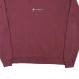 MENACE Mens Maroon XS Crew Neck Sweatshirt Cotton Blend Pullover Casual