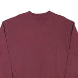 MENACE Mens Maroon XS Crew Neck Sweatshirt Cotton Blend Pullover Casual
