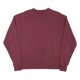 MENACE Mens Maroon XS Crew Neck Sweatshirt Cotton Blend Pullover Casual