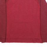 NIKE Mens Red & Burgundy Crew Neck M Cotton Blend Sweatshirt Casual Pullover