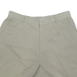 STUDIO WORKS Womens Shorts Beige Casual Plain M W30 Comfortable Cotton Blend