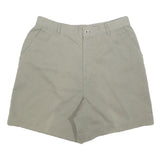 STUDIO WORKS Womens Shorts Beige Casual Plain M W30 Comfortable Cotton Blend