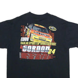 WINNER'S CIRCLE Mens Black Jeff Gordon Graphic T-Shirt XL Short Sleeve Crew Neck