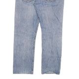 LEVI'S 501 Mens Jeans Blue Regular Straight Denim Light W36 L29 Button Closure