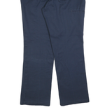 DICKIES Mens Cotton Blend Navy Regular Straight Trousers W34 L30 Workwear