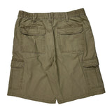 Wrangler Cargo Shorts - 32W 8L Khaki Cotton