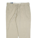 POLO RALPH LAUREN Mens Cotton Blend Beige Regular Straight Trousers W38 L30