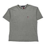 Tommy Hilfiger T-Shirt - XL Grey Cotton