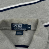 Polo By Ralph Lauren Striped Polo Shirt - Medium Black Cotton