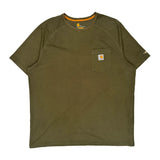 Carhartt T-Shirt - XL Green Cotton