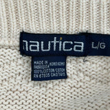 Nautica Sweater - Large Cream Cotton
