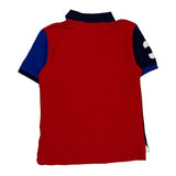 Age 10-12 Polo By Ralph Lauren Graphic Polo Shirt - Large Blue Cotton