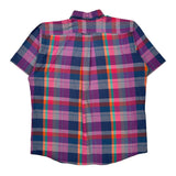 Gant Checked Short Sleeve Shirt - Large Multicoloured Cotton Blend