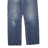 CARHARTT Mens Regular Blue Denim Classic Fit Zip Jeans W36 L30 Workwear
