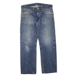 CARHARTT Mens Regular Blue Denim Classic Fit Zip Jeans W36 L30 Workwear