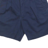 Womens Navy Casual Shorts Cotton Blend M W26 Comfortable Summer Wear