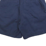 Womens Navy Casual Shorts Cotton Blend M W26 Comfortable Summer Wear