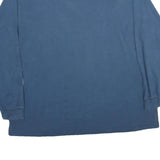 CARHARTT Mens Blue Long Sleeve Crew Neck Cotton T-Shirt 2XL Logo Print