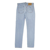 LEVI'S 510 Womens Slim Jeans Denim Light W28 L32 Classic Fit Zip Pockets