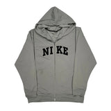 Nike Track Jacket - 2XL Grey Polyester Blend