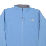 THE NORTH FACE Womens Blue Outdoor Jacket L Polyester Blend Woven Athletic Fit