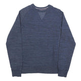 CHAMPION Mens Blue Crew Neck S Cotton Blend Pullover Sweatshirt Casual