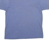 HONORS Mens Blue Cotton Blend T-Shirt L Short Sleeve Crew Neck Pocket Casual