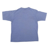 HONORS Mens Blue Cotton Blend T-Shirt L Short Sleeve Crew Neck Pocket Casual
