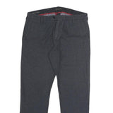 SONNYBONO Womens Cotton Blend Slim Grey Trousers W30 L26 Stylish Formal Fit