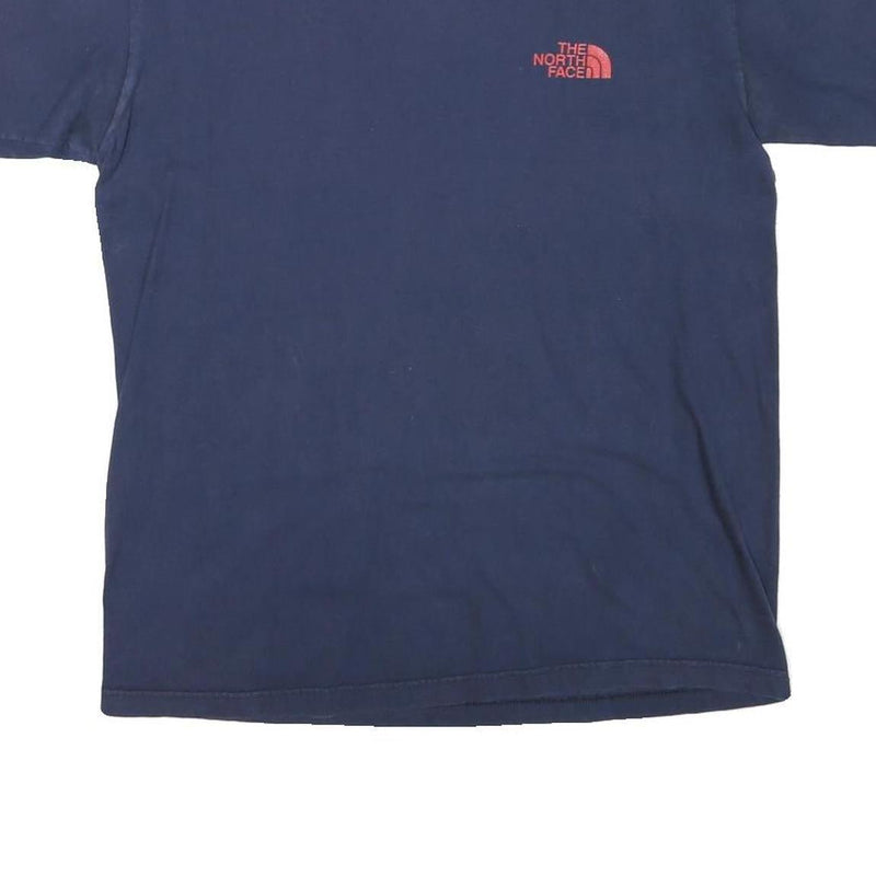 THE NORTH FACE Mens Navy Blue Graphic T-Shirt M Short Sleeve Crew Neck Outdoor