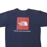 THE NORTH FACE Mens Navy Blue Graphic T-Shirt M Short Sleeve Crew Neck Outdoor
