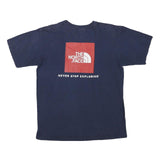 THE NORTH FACE Mens Navy Blue Graphic T-Shirt M Short Sleeve Crew Neck Outdoor