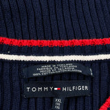 Tommy Hilfiger Argyle Sweater Vest - 2XL Navy Cotton