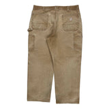 Carhartt Carpenter Trousers - 38W 29L Brown Cotton