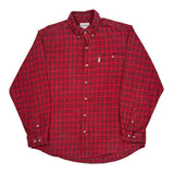 Carhartt Checked Flannel Shirt - XL Red Cotton