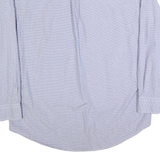 NAUTICA Mens Blue Pattern Shirt XL Cotton Blend Classic Button-Down Long Sleeve