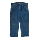 Lee Carpenter Jeans - 37W 30L Blue Denim