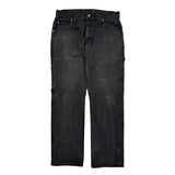 Dickies Carpenter Pants - 32W 32L Black Cotton