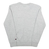 CHAMPION Mens Grey Cotton Blend Crew Neck XS Embroidered Logo Sweatshirt