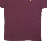 POLO RALPH LAUREN Mens Maroon T-Shirt M Short Sleeve Crew Neck Classic Cotton
