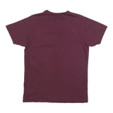 POLO RALPH LAUREN Mens Maroon T-Shirt M Short Sleeve Crew Neck Classic Cotton