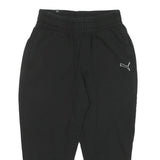 PUMA Mens Joggers Black M W30 L24 Slim Tapered Cotton Blend Sportswear