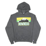 CHAMPION Mens Grey Bowness Pullover Hoodie M Cotton Blend Casual Streetwear