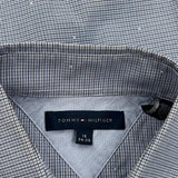 Tommy Hilfiger Checked Shirt - Medium Blue Cotton