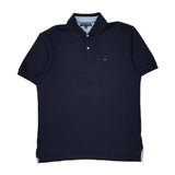 Tommy Hilfiger Polo Shirt - XL Navy Cotton