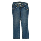 True Religion Contrast Stitch Jeans - 29W US 4 Blue Denim