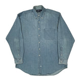Ralph Lauren Oversized Denim Shirt - Large Light Wash Cotton