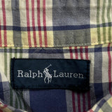 Ralph Lauren Short Sleeve Shirt - Medium Multicoloured Cotton