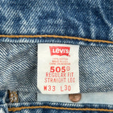 Made In USA Levis 505 Jeans - 32W 30L Blue Cotton